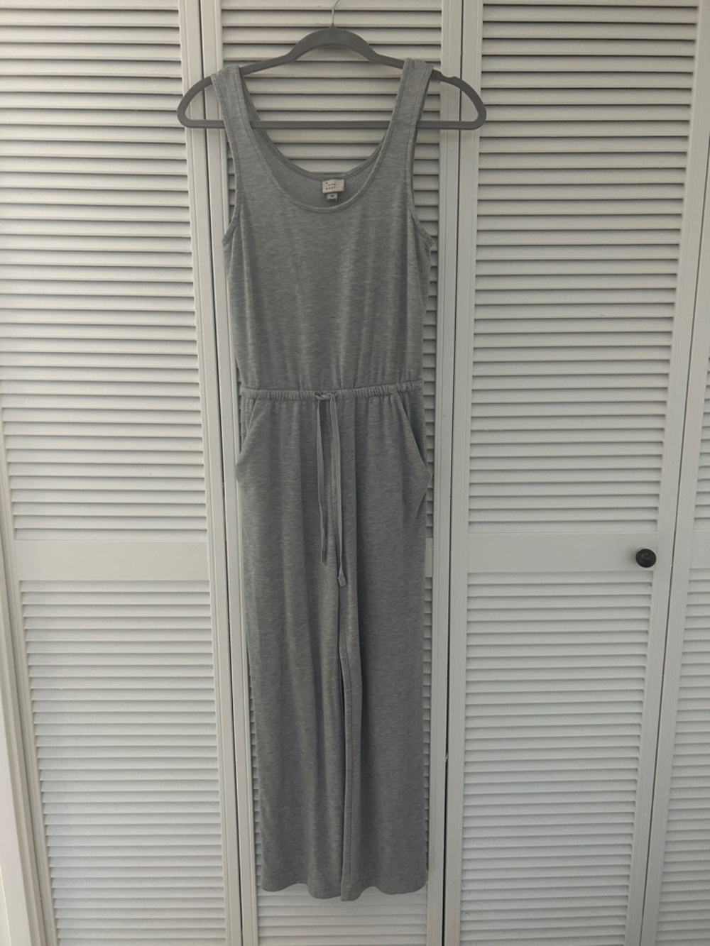 a new day Light Gray Wide Leg Jumpsuit